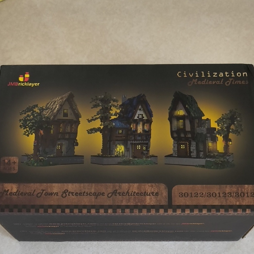 JMBricklayer Medieval Town Streetscape Architecture Set
